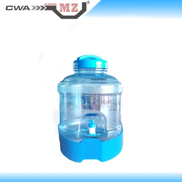 大口3加仑11.3升带龙头配底座家用饮水桶户外储水器进口全新PC料