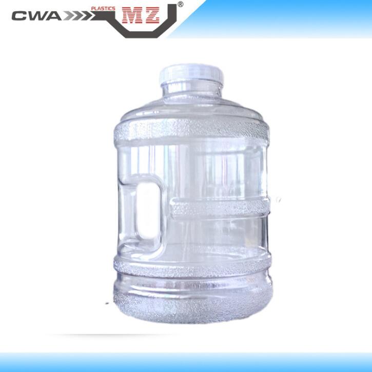 食品级螺旋口桶手柄4加仑塑料容器15升透明宽口PC水桶抽水器用桶